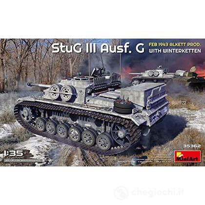 1/35 Stug III Ausf. G  Feb 1943 Alkett Prod. With Winterketten  (MA35362)