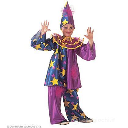 Star Clown (Casacca Con Collare,Pantaloni, Cappello) (128 Cm / 5-7 Years)