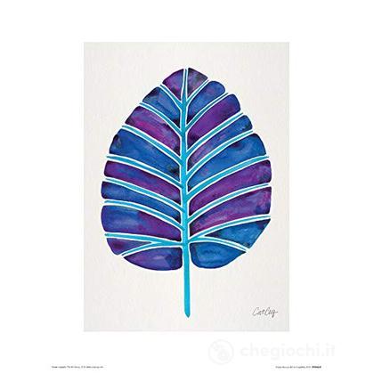 Cat Coquillette: Indigo Alocasia (Stampa 30X40 Cm)