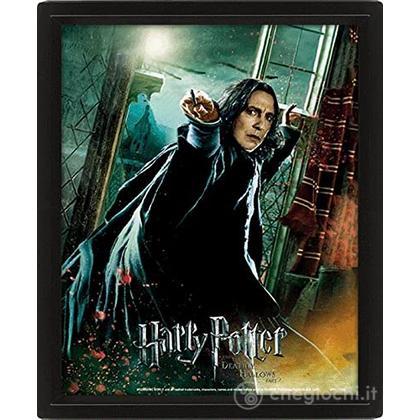 Quadro 3D Harry Potter Snape