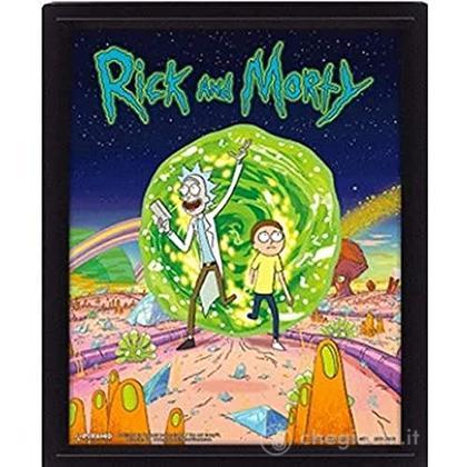 Rick And Morty: Pyramid - Portal (3D Lenticular Poster 25x20 Cm)