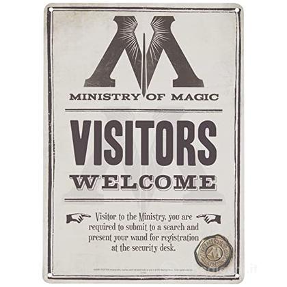 Harry Potter: Ministry Of Magic Targa Metallica Piccola