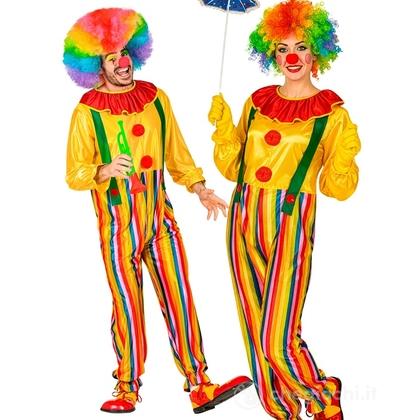 Circus Clown (costume con collare e bretelle) XL - Costume Adulto Unisex - Clown e Circo