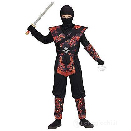 Ninja Drago In Fiamme (Tuta Con Corazza, Maschera) (116 Cm / 4-5 Years)