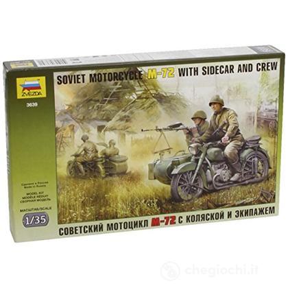 Soviet WWII Motorcycle With Sidecar M-72 (3639ZS)