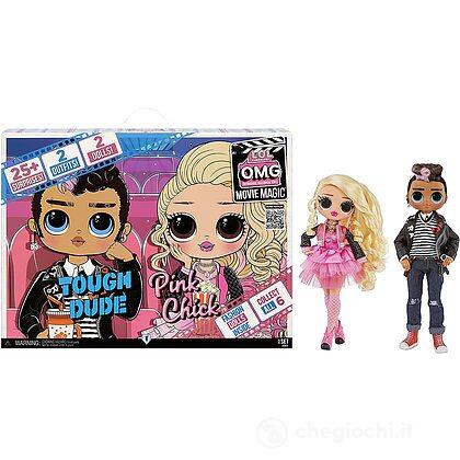 LOL Surprise OMG Movie Magic 2 bambole - Tough Dude e Pink Chick (576501)