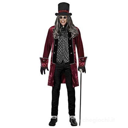 Vampiro Vittoriano (Giacca Con Gilet, Jabot, Guanti, Cappello) S