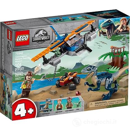 Velociraptor: salvataggio in biplano - Lego Jurassic World (75942)