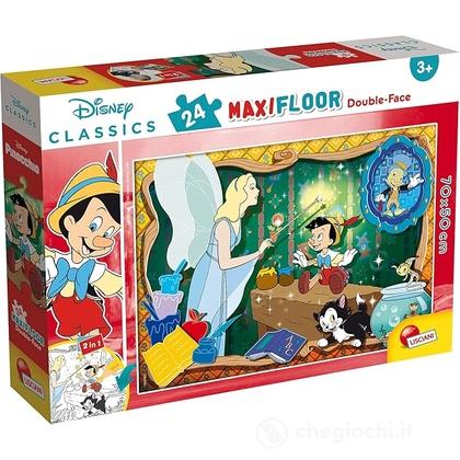 Pinocchio Disney Puzzle Double Face Maxi Floor 24 (86672)