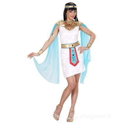 Regina Egiziana (Vestito, Collare Con Veli, Cintura, Braccialetti, Copricapo Con Perline) XL