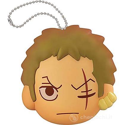 One Piece Fluffy Squeeze B. Zoro Face Anti-Stress portachiavi