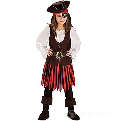 Costume piratessa tg.VI 8-10 anni (65680) - Carnevale - Carnival Toys -  Giocattoli