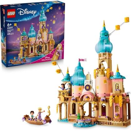 LEGO | Disney Princess 43297 Il Castello di Rapunzel, Giocattolo con 4 Mini Bamboline e Figura di Pascal, Regalo Bambine 6+