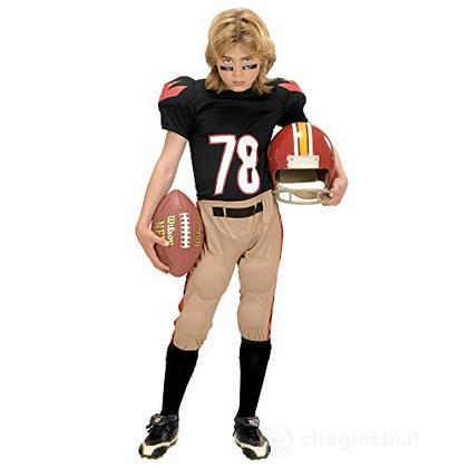 Giocatore Di Football Americano (T-Shirt Imbottita, Pantaloni Imbottiti) (140 Cm / 8-10 Years)