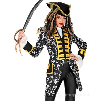 Cappotto Parata Pirata da donna XL - Costume Adulto Donna - Pirati,  Corsari e Bucanieri, Halloween, Gran Galà e Parate, Personaggi Gotici e Horror, F