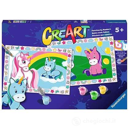 CreArt Serie Junior: 2 x Divenrtenti unicorni (23699)