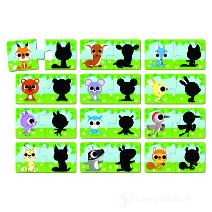 Puzzles Gli Animali E La Loro Ombra - da 2 a 4 anni (J02701)