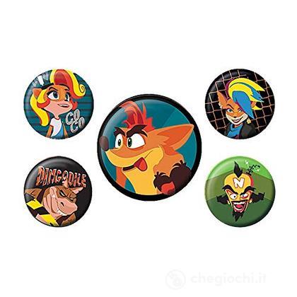 Crash Bandicoot 4: Badgy Pin Badge Pack