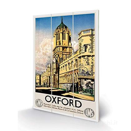 Oxford (Tom Tower By Ernest Coffin) Micro Wood (Stampa Su Legno)