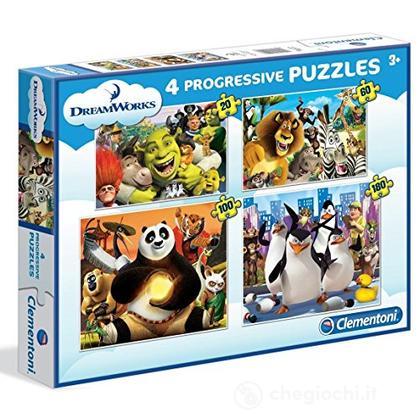 Puzzle 20+60+100+180 Dreamworks 07710