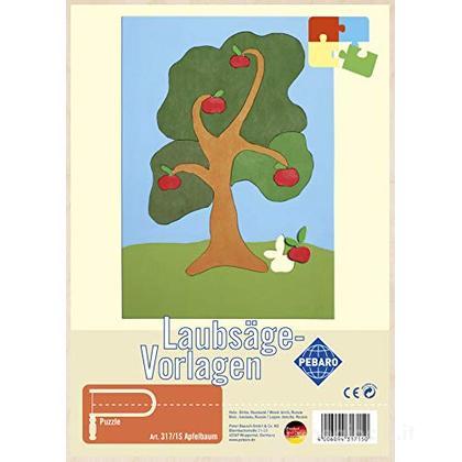 Pebaro 850-1 Set Costruzioni In Legno - Locomotiva Da Montare, 30 Pezzi, Modellino 13x24x9 Cm Per Bambini 6+