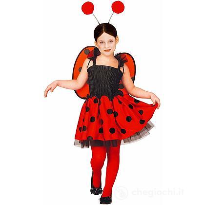 Widmann Widmann Vestito da Coccinella Costume Ladybug Bambina 4-5 Anni 