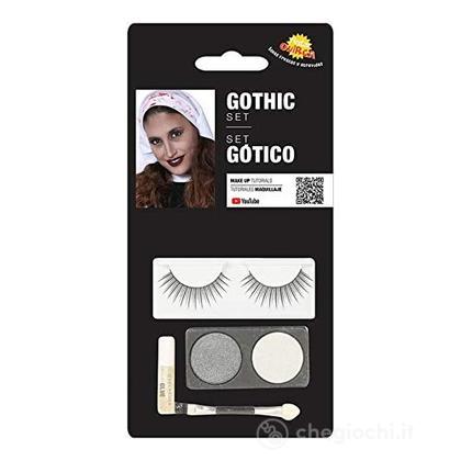 Set Trucco Occhi Argento/Bianco 15717