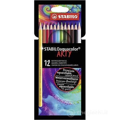 Stabilo Aquacolor Arty Line Astuccio In Cartone Da 12 Colori Ass.