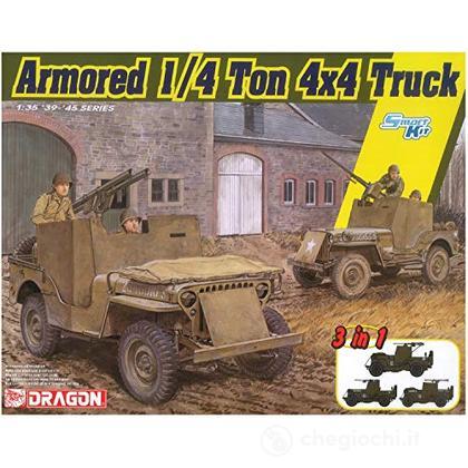 1/35 Armored 1/4-Ton 4x4 Truck W/.50-Cal Machine Gun
