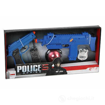 Police Set Pistola E Mitra Luci E Suoni (ODG729)