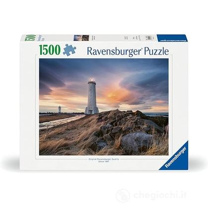 Cielo magico sopra il faro Akranes Islanda - Puzzle 1500 pezzi (12000732)