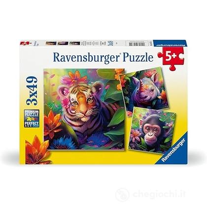 Cuccioli della giungla - Puzzle 3x49 pezzi (5735)