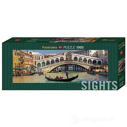 Puzzle 1000 Pezzi Panorama - Ponte di Rialto - Puzzle incorniciabili - Heye  - Giocattoli