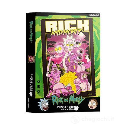 Rick & Morty Retro Poster 1000 Pcs Puzzle