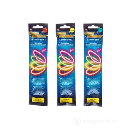 3 Bracciali Luminosi G.I.D. Colori Assortiti
