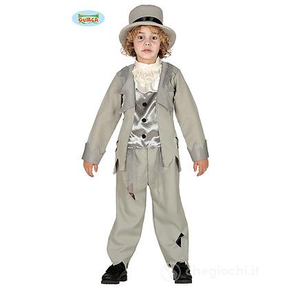 Costume Abito Sposo Fantasma Gentiluomo Bambino Taglia 3-4 Anni (87752)