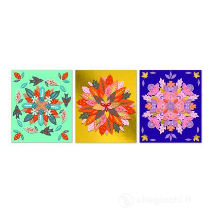 3 Quadretti Mandala Natura - da 7 a 12 anni (J07755)