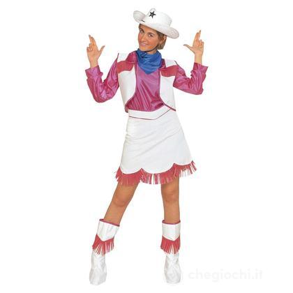 Cowgirl (Camicia, Gilet, Gonna, Copristivali, Bandana) M