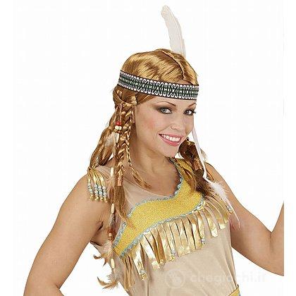 Parrucca Indiana con fascia