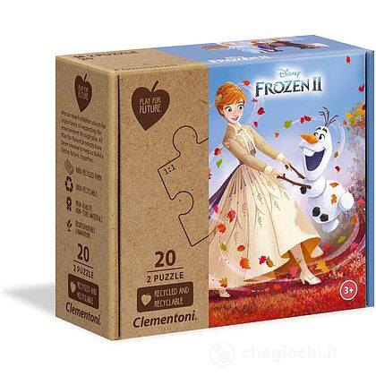 Disney Frozen 2-2x20 pezzi-materiali 100% riciclati Play For Future (24773)