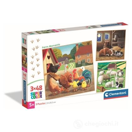 Puzzle 3x48 pz - Farm Moments (25791)