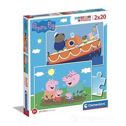 Peppa Pig Puzzle 2 x 60 pezzi (24797)