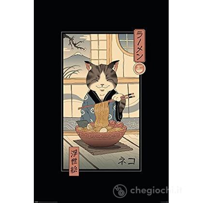 Vincent Trinidad - Neko Ramen Ukiyoe Maxi Poster Poster Maxi 61X91