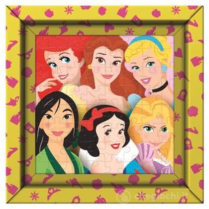 Clementoni Frame Me Up Princess – 60 Teile Kinderpuzzle Mit Rahmen Zum Aufhängen, Ab 4 Jahren, Bunt, 27x27 Cm – Ohne Kleber