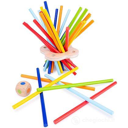 Gioco Del Mikado In Legno Out Of The Blue – Bastoncini Da 42 Cm, In Scatola Scorrevole, Gioco Di Abilità Per Famiglie