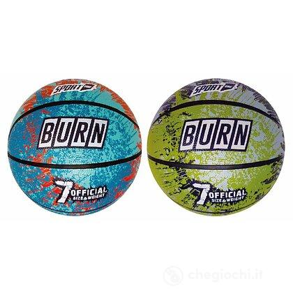 Pallone da basket Burn misura 7 (colori assortiti)