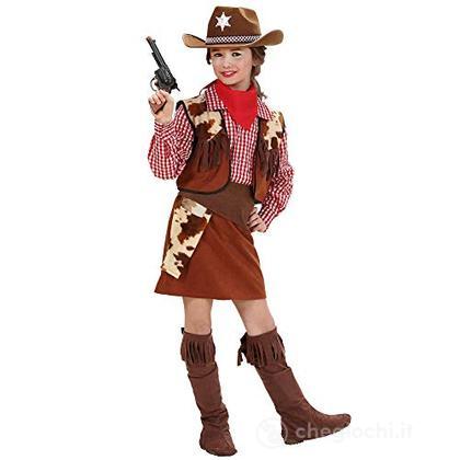 Cowgirl (Camicia, Gilet, Gonna, Cintura Con Fondina, Copristivali, Bandana) (140 Cm / 8-10 Years)