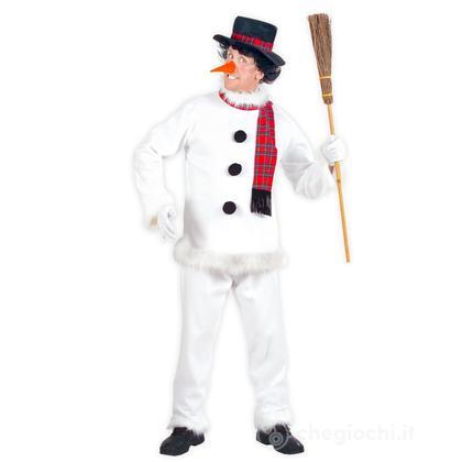 Pupazzo Di Neve (Casacca, Pantaloni, Cappello, Sciarpa, Naso) M
