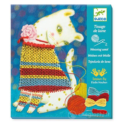 Woolly jumper  French knitting and pompoms (DJ09833)