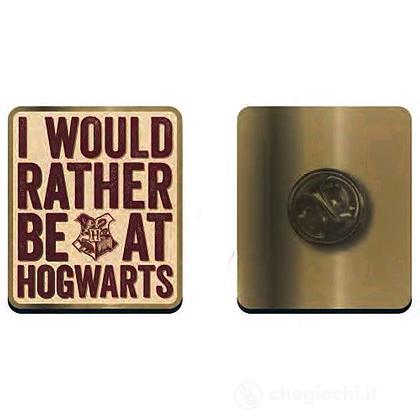 Harry Potter Distintivo smaltato (Header) Harry Potter (Hogwarts Slogan)